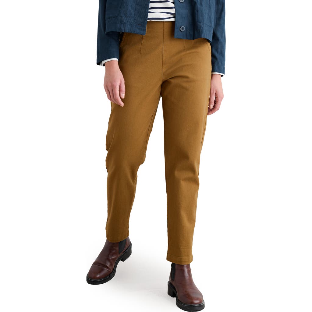 Seasalt Cornwall Waterdance Tapered Leg Pants In Brown