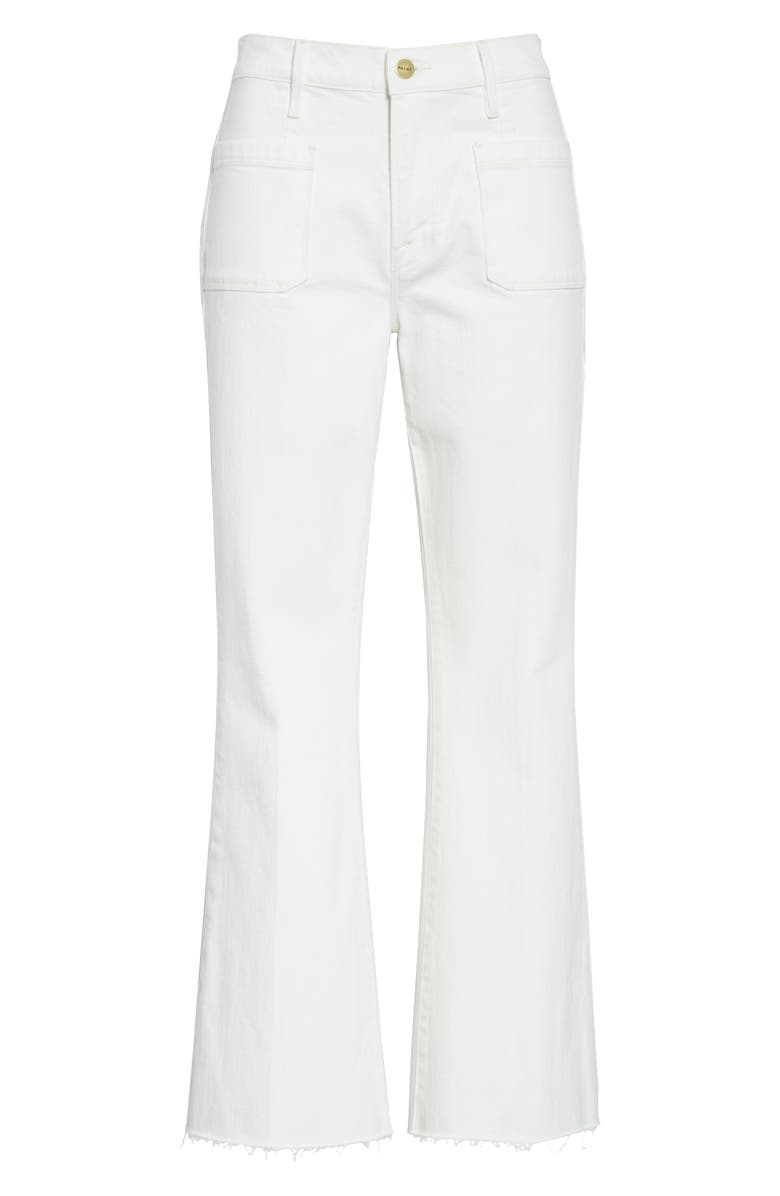 FRAME Le Bardot Patch Pocket Crop Flare Jeans, Alternate, color, 