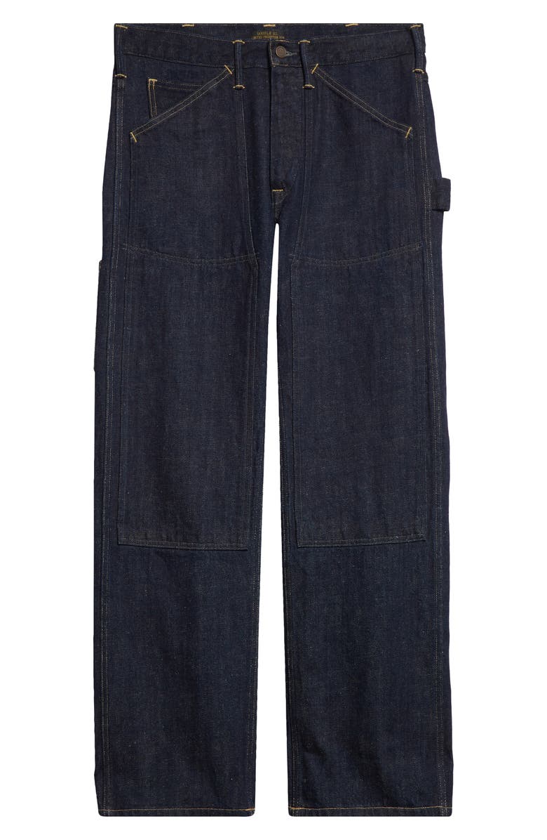 Double RL Limited Edition Straight Fit Carpenter Jeans, Alternate, color, 