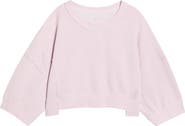 Free People Intercept Pull Crop Raglan Sweatshirt