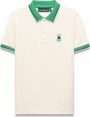 Psycho Bunny Kids' Devin Pima Cotton Piqué Polo