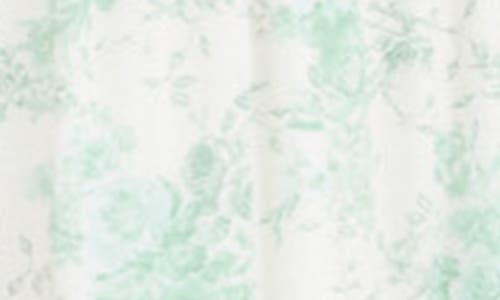 BLU PEPPER BLU PEPPER FLORAL RUFFLE MIDI DRESS
