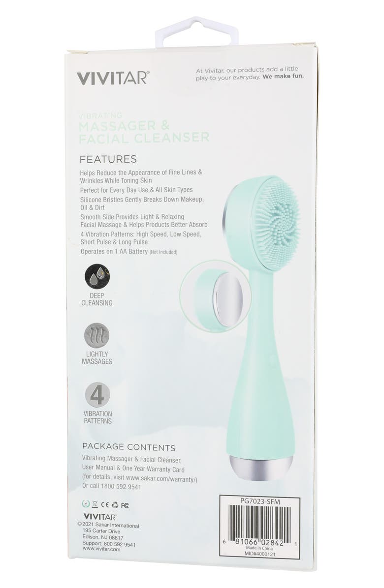 VIVITAR Vibrating Massager & Facial Cleanser, Alternate, color,