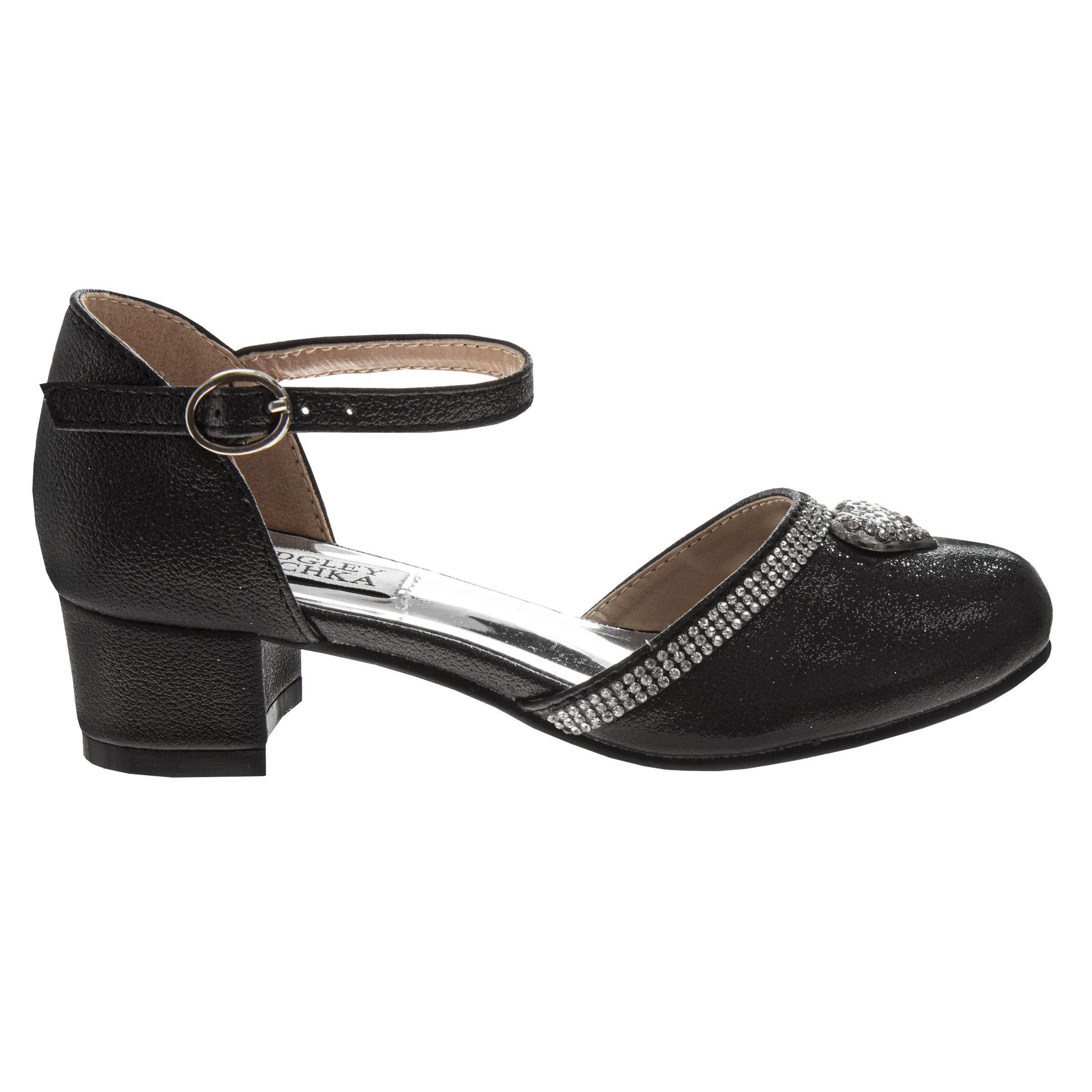 BADGLEY MISCHKA Low Heeled Dress Shoes Girls'  Elegant Stylish Formal Wear, Alternate, color, 
