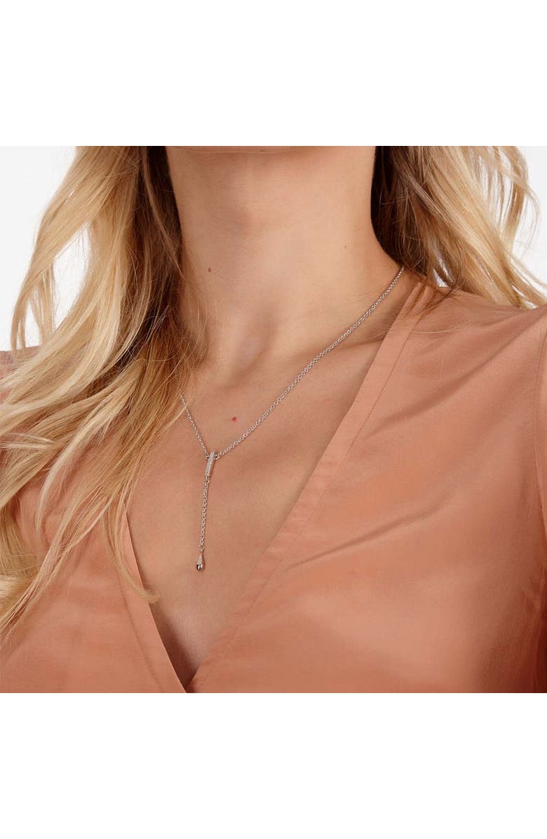 Lucy Quartermaine Skinny Drip Long Pendant, Alternate, color, Sterling Silver