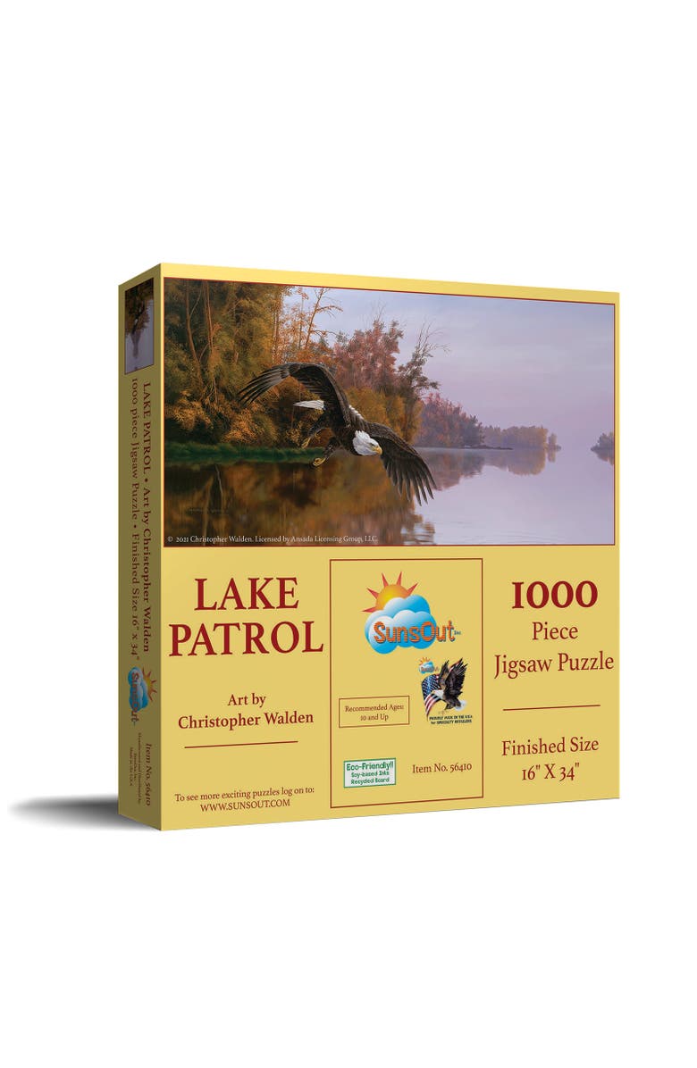 Sunsout Lake Patrol 1000 piece Jigsaw Puzzle for Adults, Main, color, Multicolor