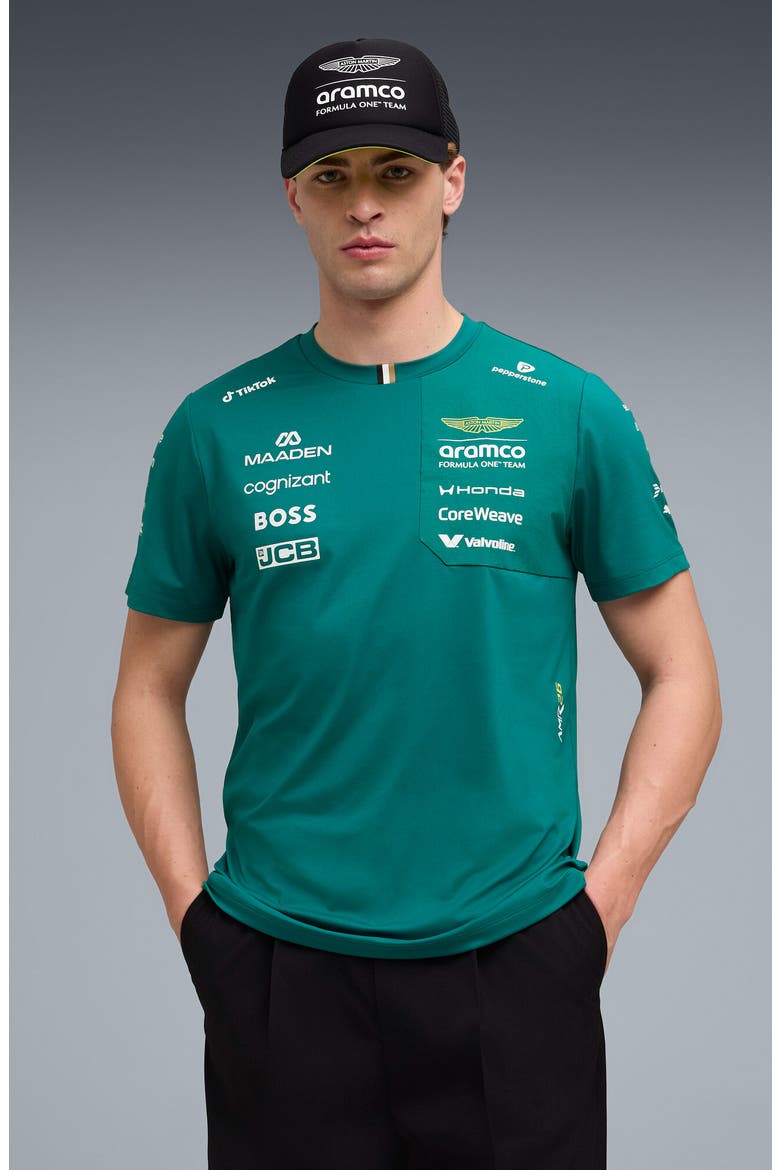 x AMF1 Replica Performance Graphic T-Shirt, Alternate, color, GREEN LUX