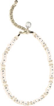 Venessa Arizaga Blah Blah Blah Necklace