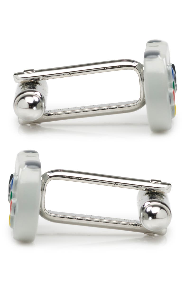 Cufflinks, Inc. 3D Retro Game Controller Cuff Links, Alternate, color, Silver