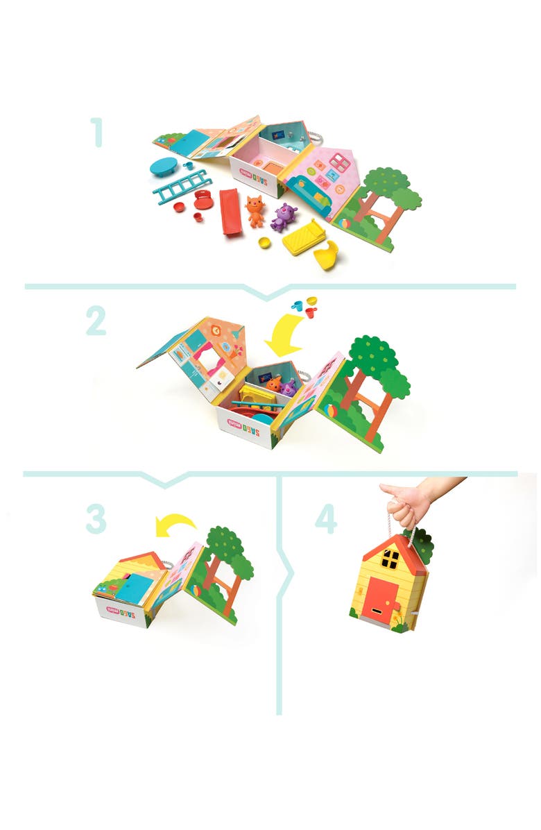 Sago Mini Jinja's House Portable Playset, Alternate, color, 