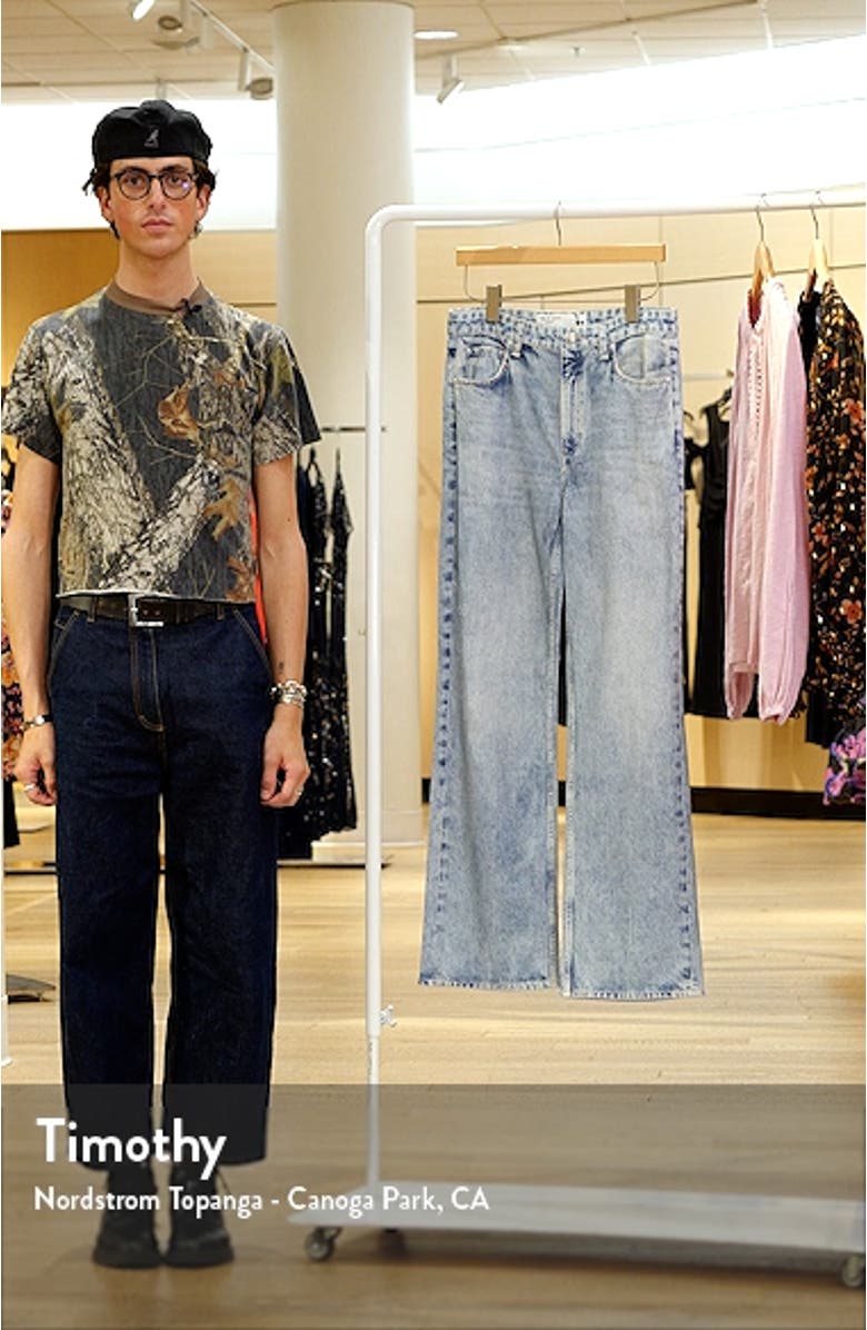 Miramar Shea Relaxed Straight Cotton Terry Sweatpant Jeans, sales video thumbnail