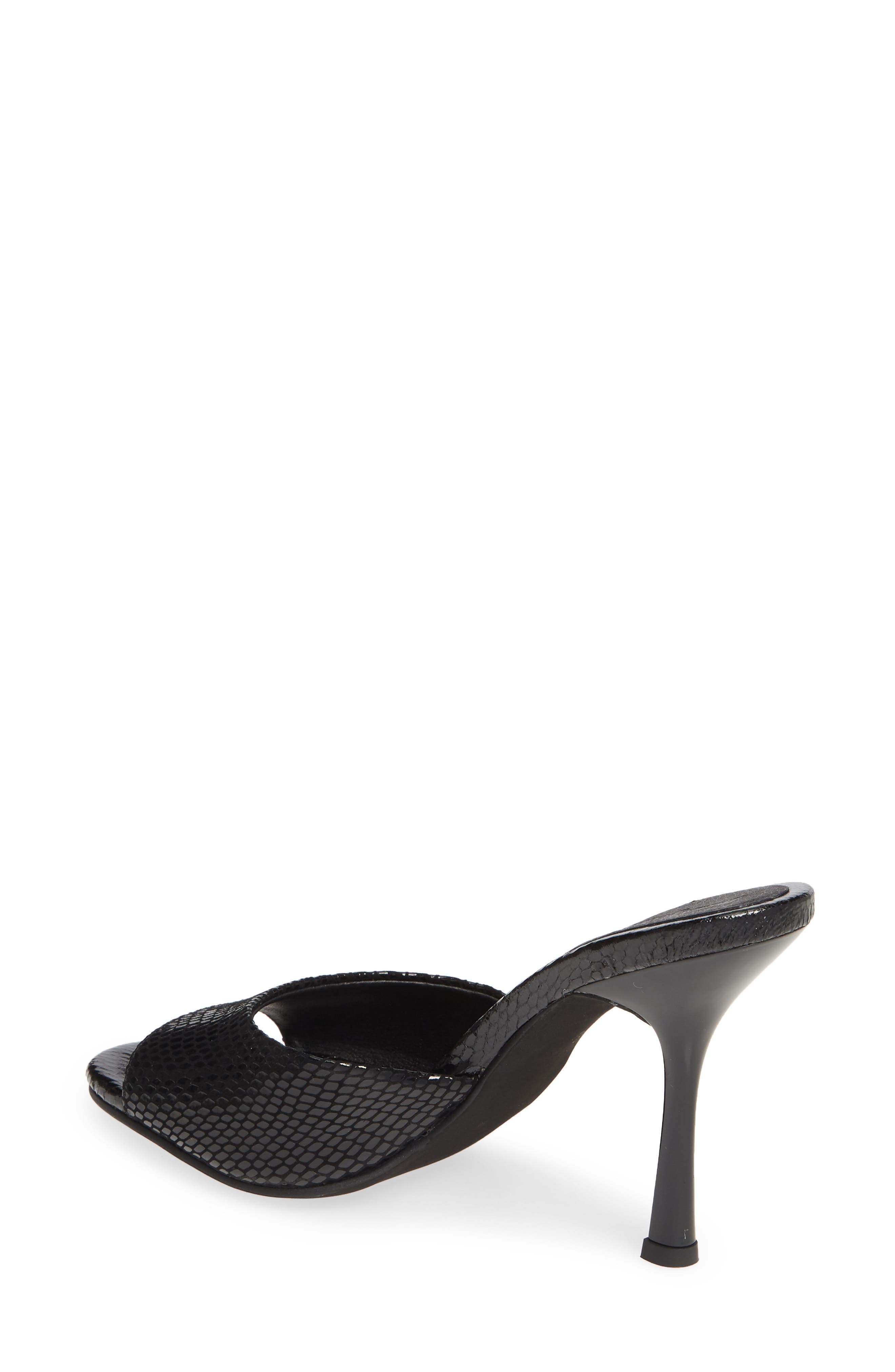 PG13 Slide Sandal, Alternate, color, BLACK SNAKE PRINT