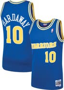 Mitchell & Ness Men's Mitchell & Ness Tim Hardaway Royal Golden State Warriors 1990/91 Hardwood Classics Swingman Jersey