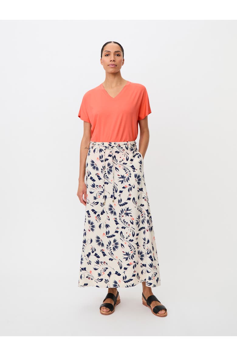 Masolenith Floral Maxi Skirt, Alternate, color, Medieval Blue