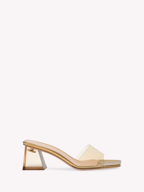 Gianvito Rossi Cosmic 55 Mule Sandals In Gold