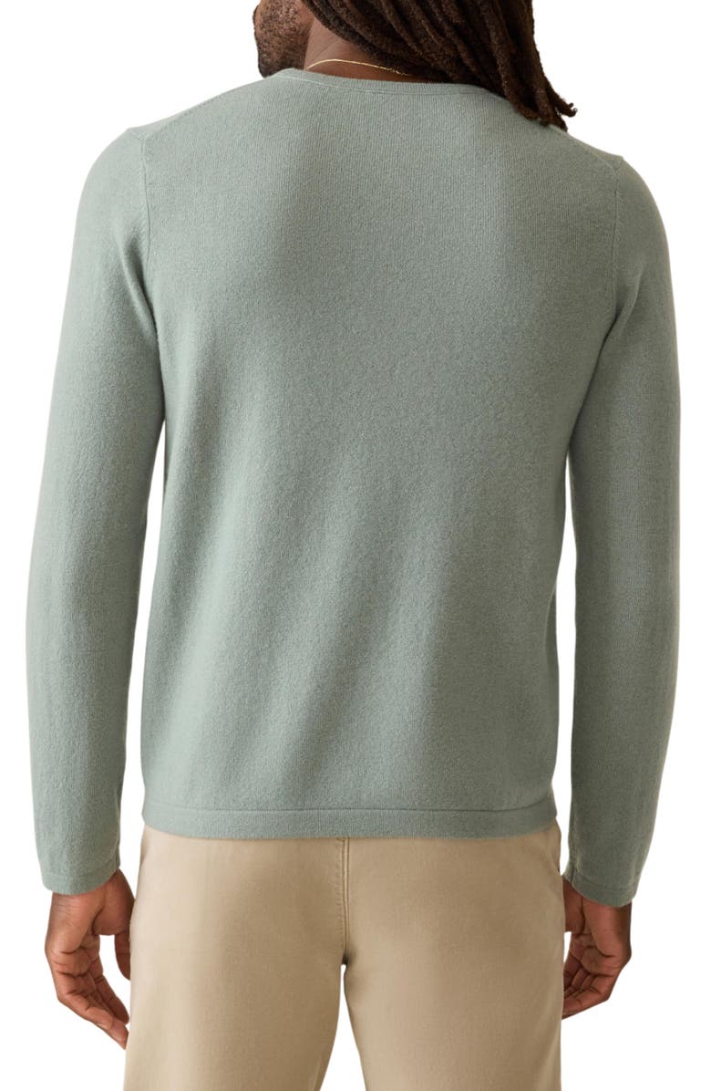 Faherty Cashmere Crewneck Sweater, Alternate, color, Sage Creek