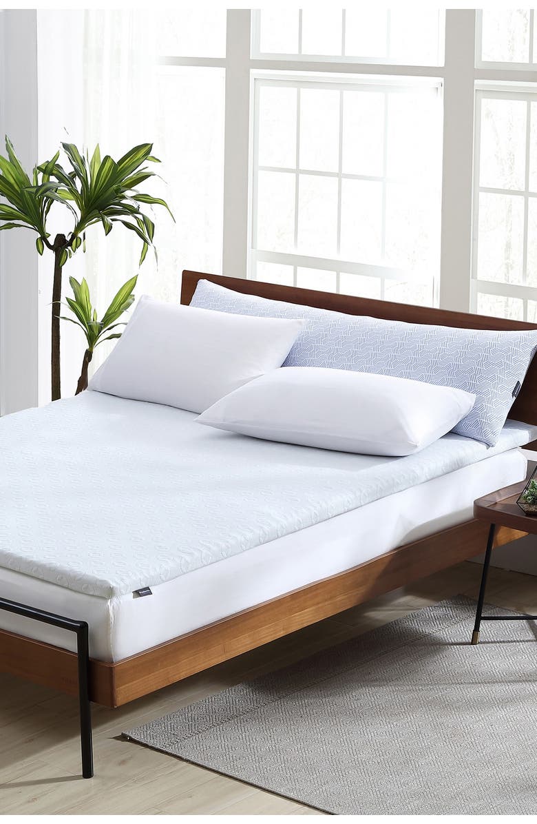 RIO HOME Smithsonian 2-in Lavender Mattress Topper, Main, color, White