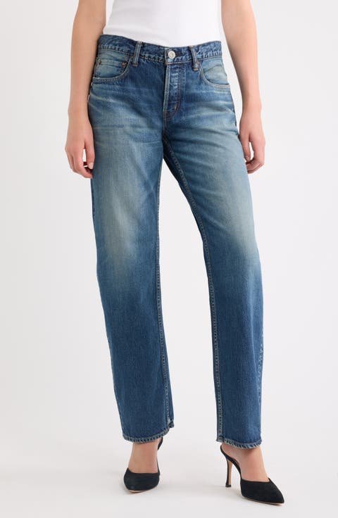 Minneapolis High Waist Curved Leg Jeans