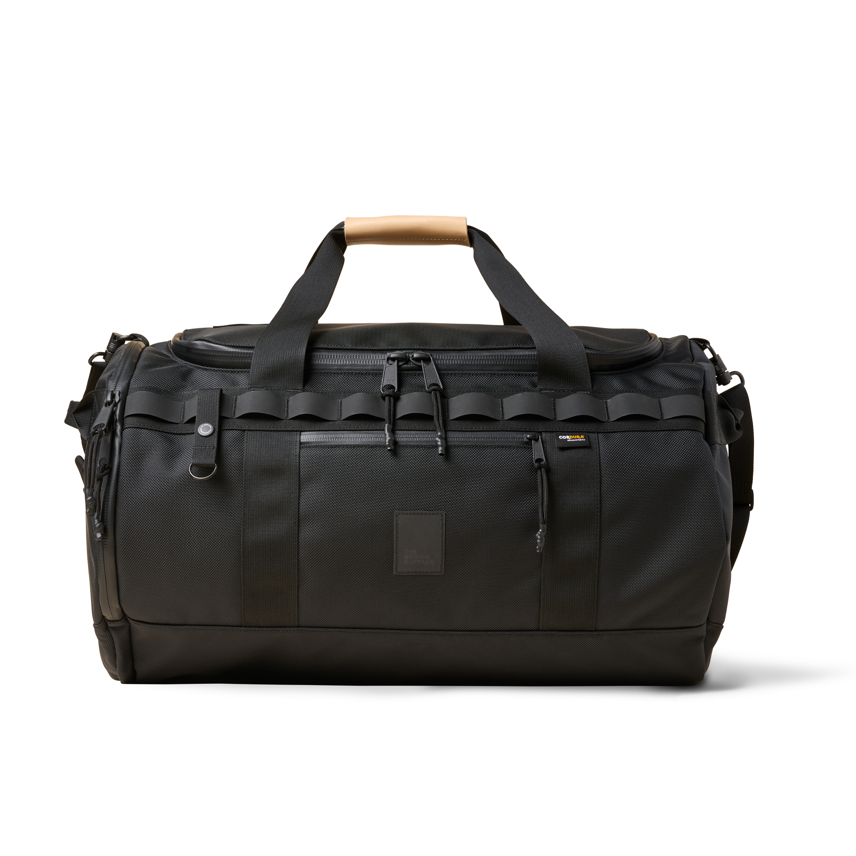 The Brown Buffalo Duffalo Duffle Bag, Alternate, color, Black-Grid