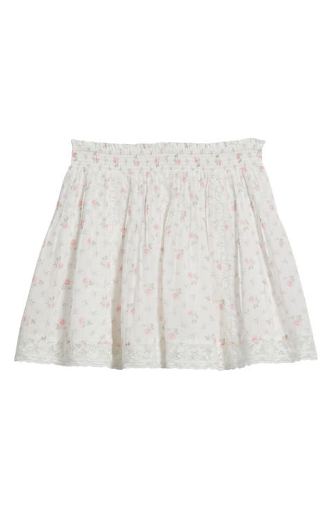 Kids' Solena Floral Cotton Skirt (Big Kid)