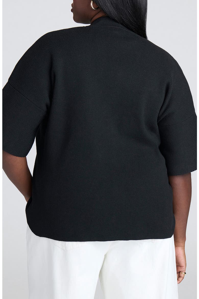 Wide Sleeve Sweater, Alternate, color, BLACK ONYX