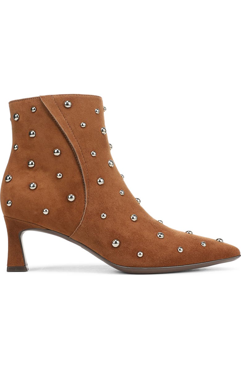 Naturalizer Deesha Stud Bootie, Alternate, color, Dark Chestnut Brown