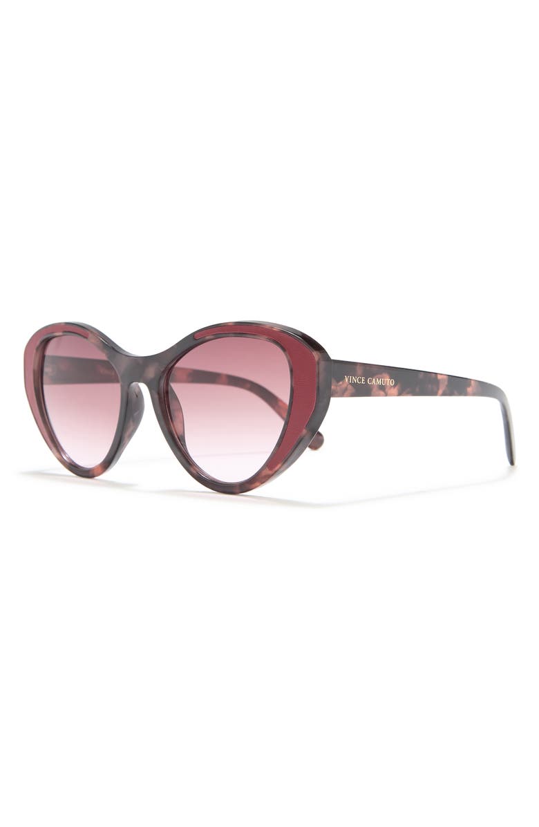 Vince Camuto 62mm Oval Sunglasses, Alternate, color, Pink Tort