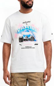 PUMA x F1 Miami Washed Cotton Graphic T-Shirt