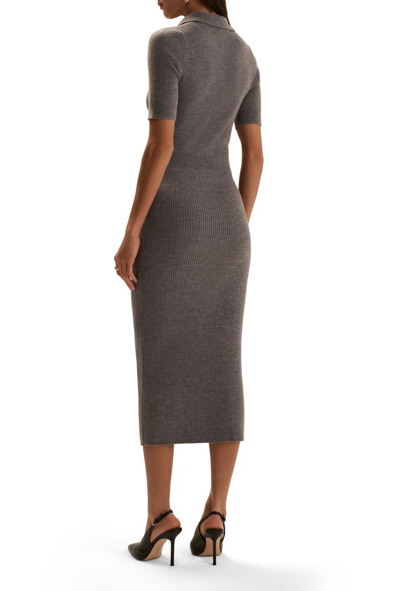 The Hard to Get Midi Dress, Alternate, color, HEATHER GREY