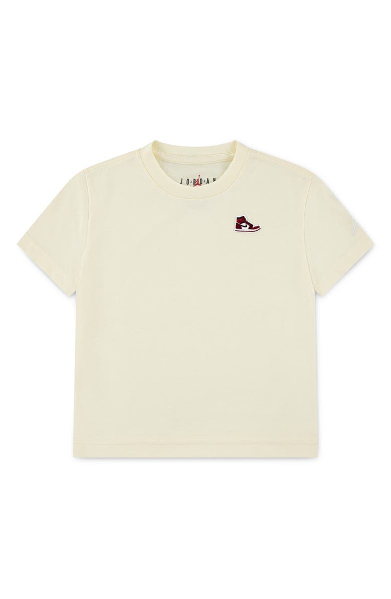 Jordan Kids' Jordan Sneaker Patch T-Shirt, Main, color, Legend Sand