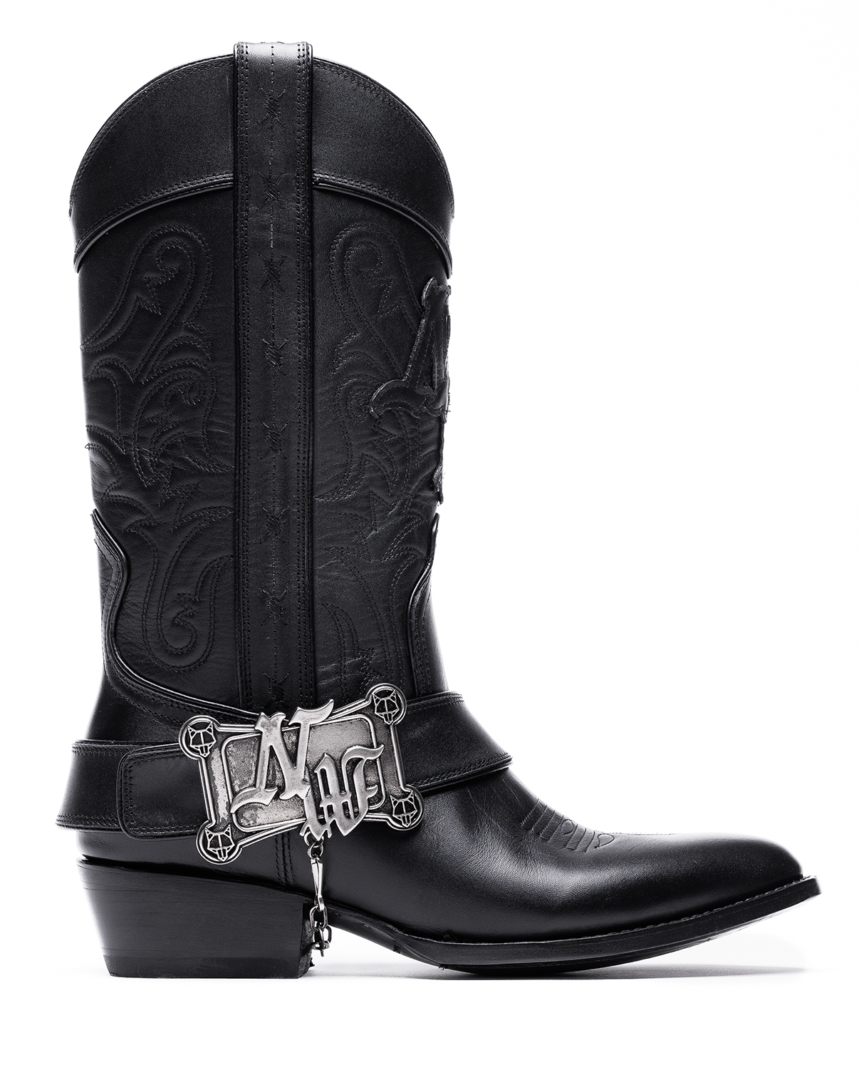 Naked Wolfe The Outlaw Boot, Alternate, color, Black