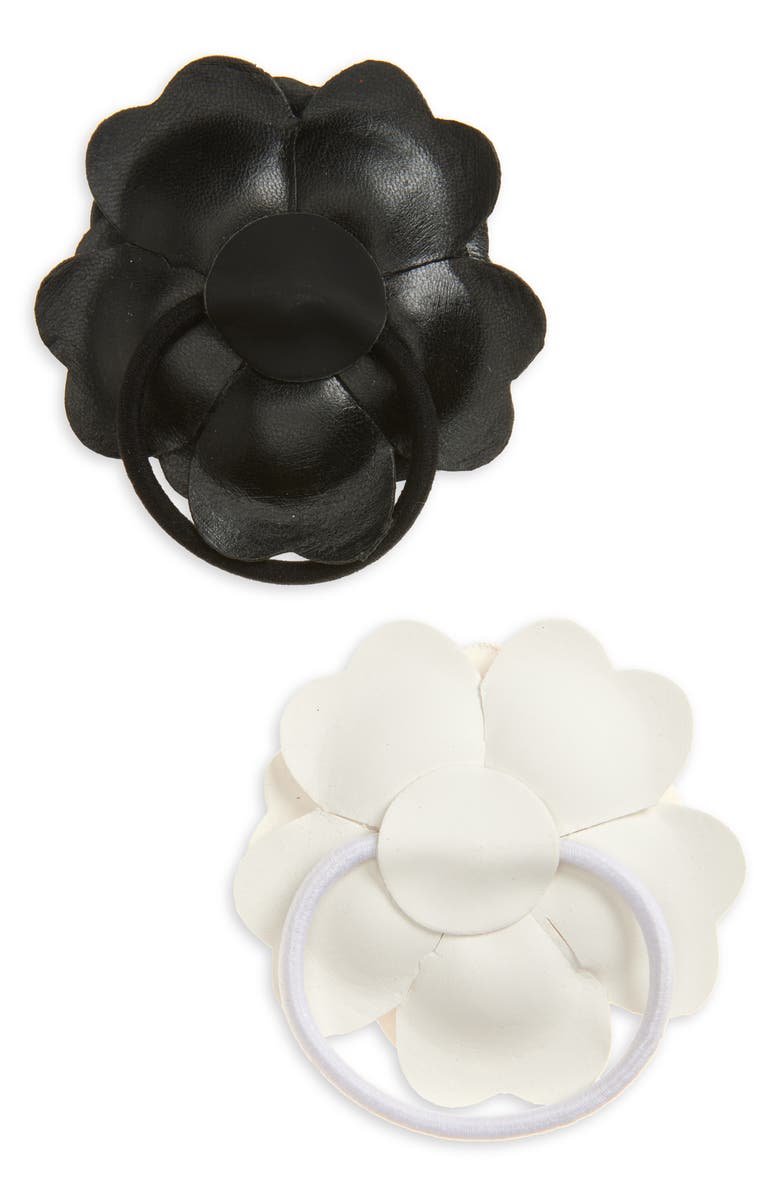 Tasha 2-Pack Floral Ponytail Holders, Alternate, color, 