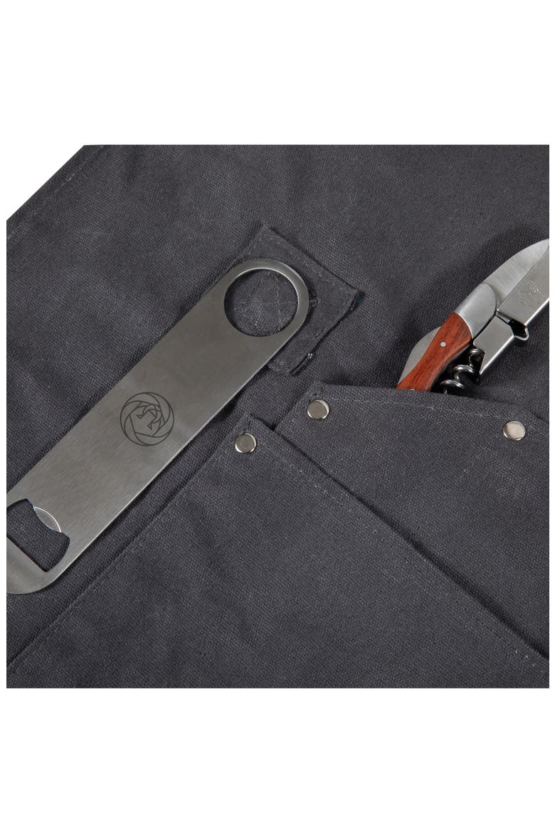 Collins Waxed Canvas Mixologist Apron, Alternate, color, GRAY
