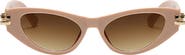 Fifth & Ninth Story 69mm Oversize Polarized Cat Eye Sunglasses