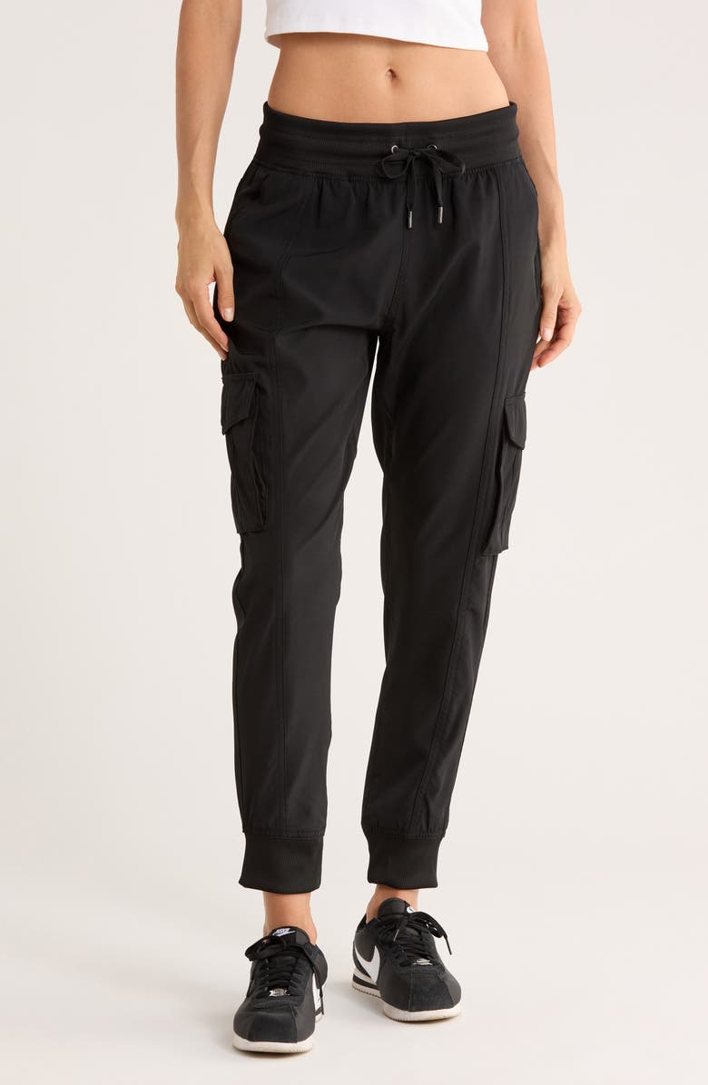 KYODAN Drawstring 4-Way Stretch Cargo Joggers, Main, color, 
