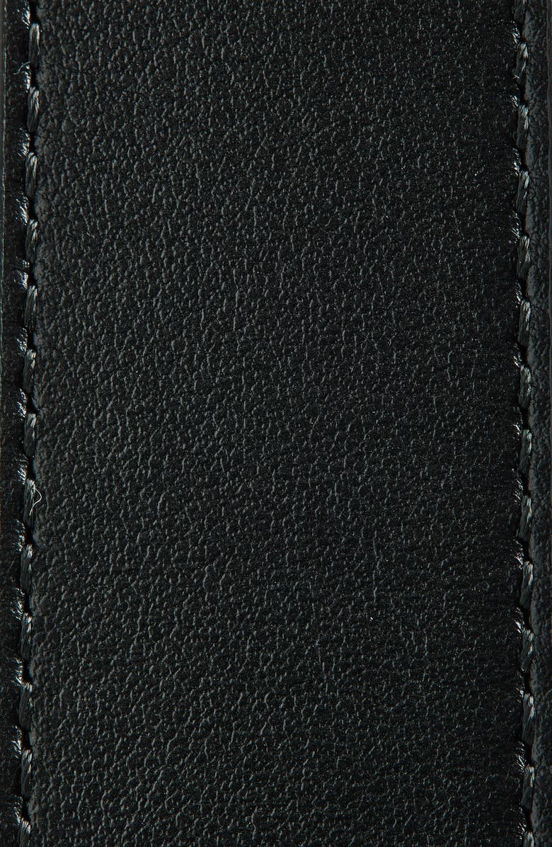 Jacquemus La Ceinture Calisson Leather Belt, Alternate, color, Black