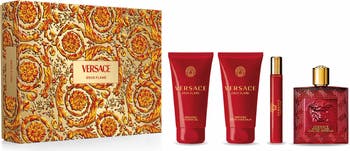 Eros Flame 4-Piece Fragrance Gift Set $195 Value