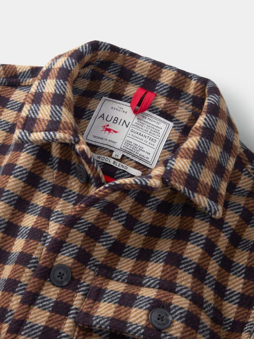 Aubin Nettleham Shirt Jacket In Brown