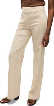 Veronica Beard Jude Stripe Cotton Blend Pants