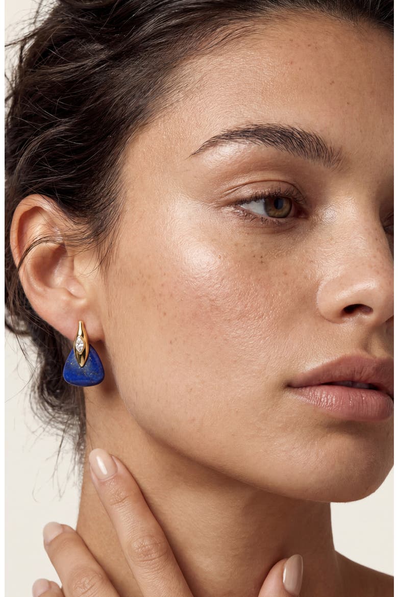 Lapis Solstice Drop Earrings, Alternate, color, LAPIS