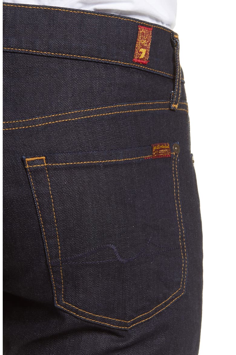 7 For All Mankind® Luxe Slimmy Straight Leg Jeans, Alternate, color, DARK CLEAN