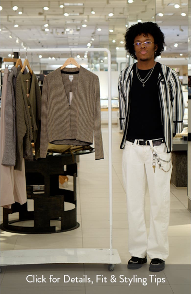 Pixel Hooked Up Cotton Blend Cardigan, sales video thumbnail