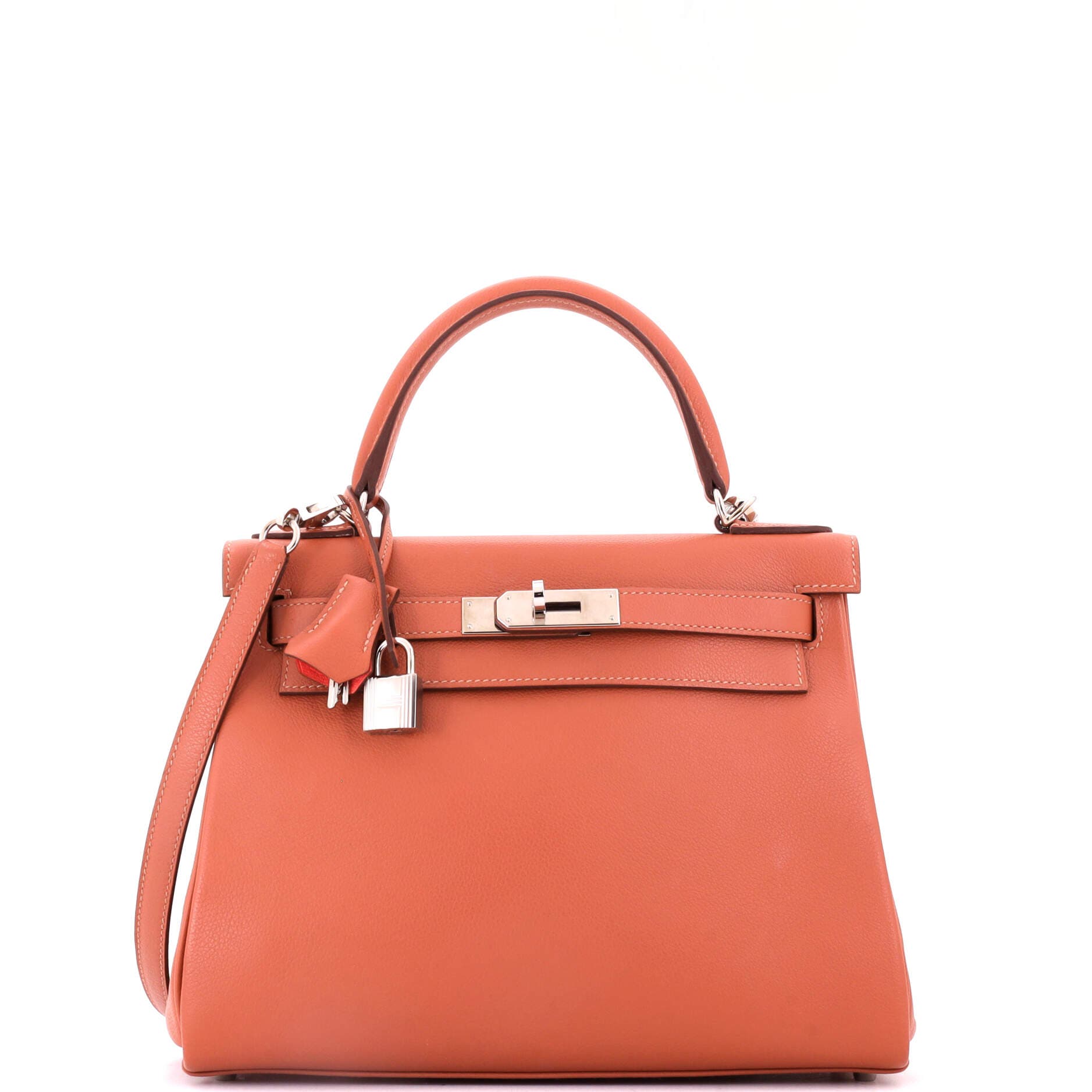 Kelly Handbag Verso Evercolor with Palladium Hardware 28, Main, color, Pink
