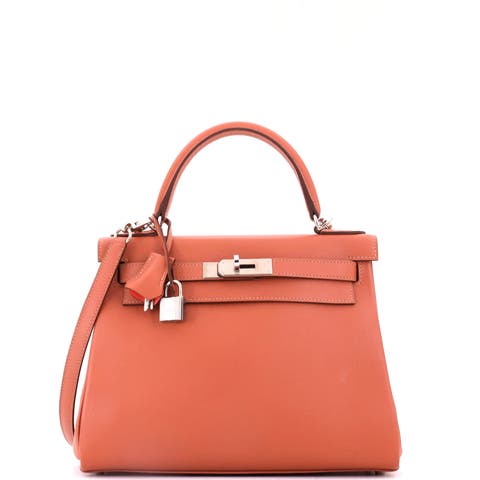 Kelly Handbag Verso Evercolor with Palladium Hardware 28