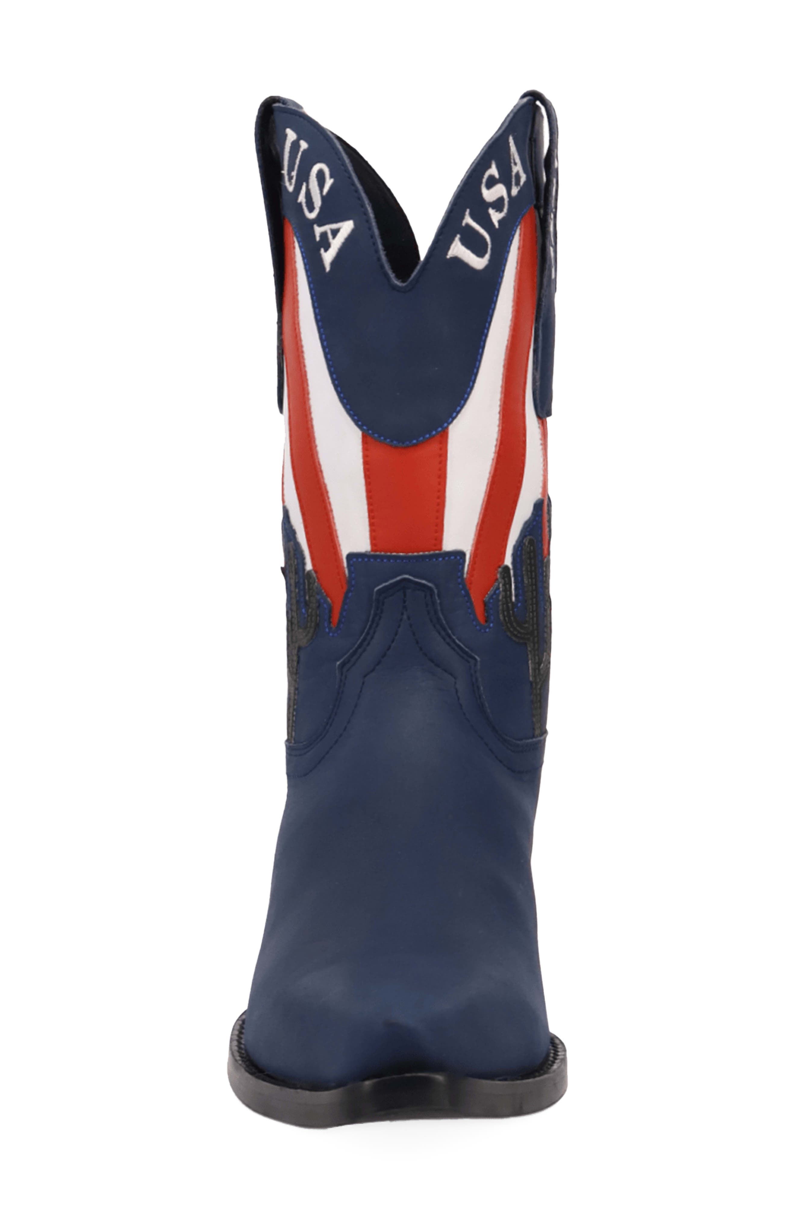 Freedom Western Boot, Alternate, color, NAVY