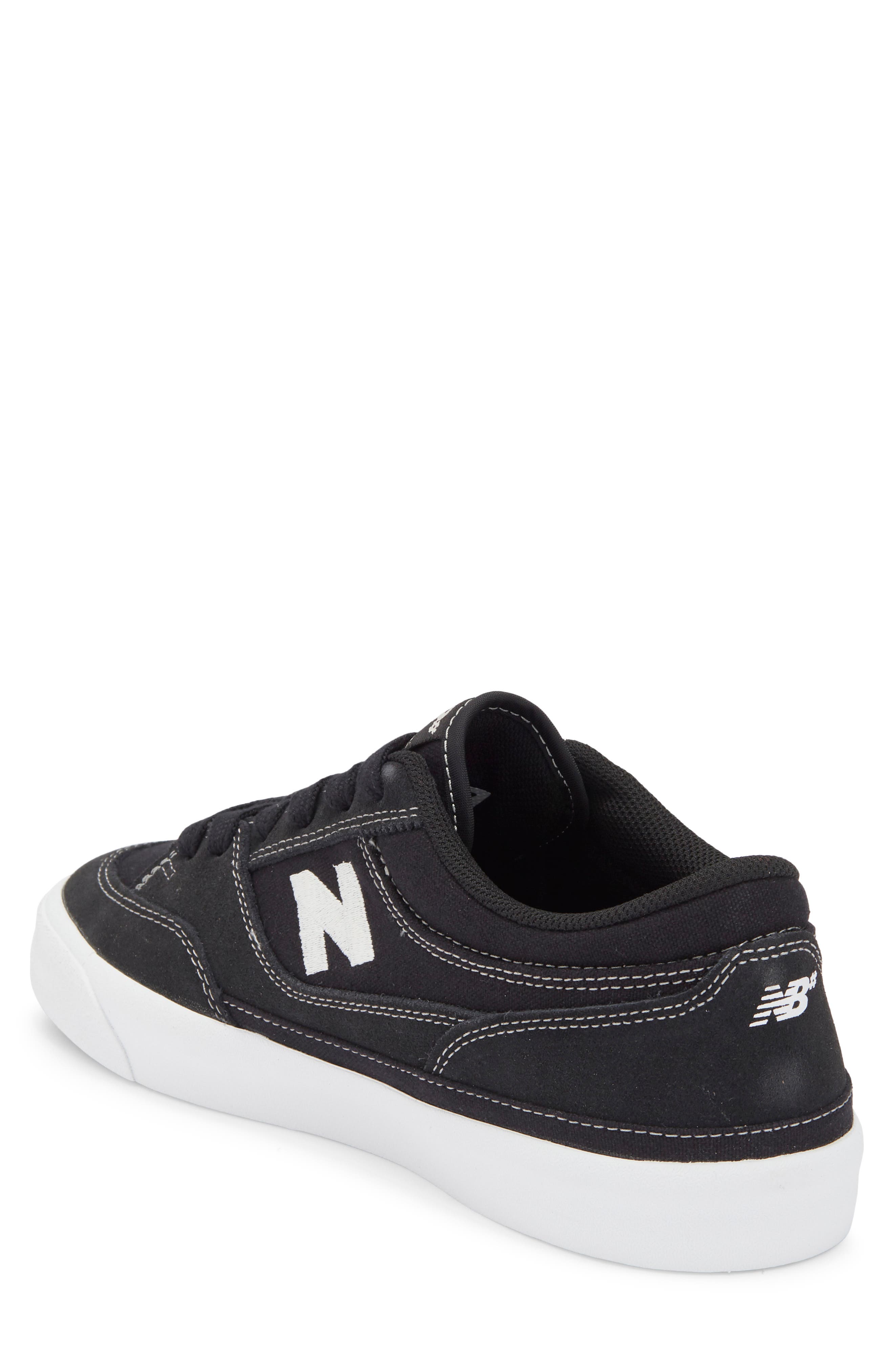 New Balance 417 Low Top Sneaker, Alternate, color, Black/ White