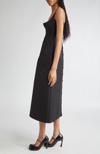 Bonded Poplin A-Line Dress