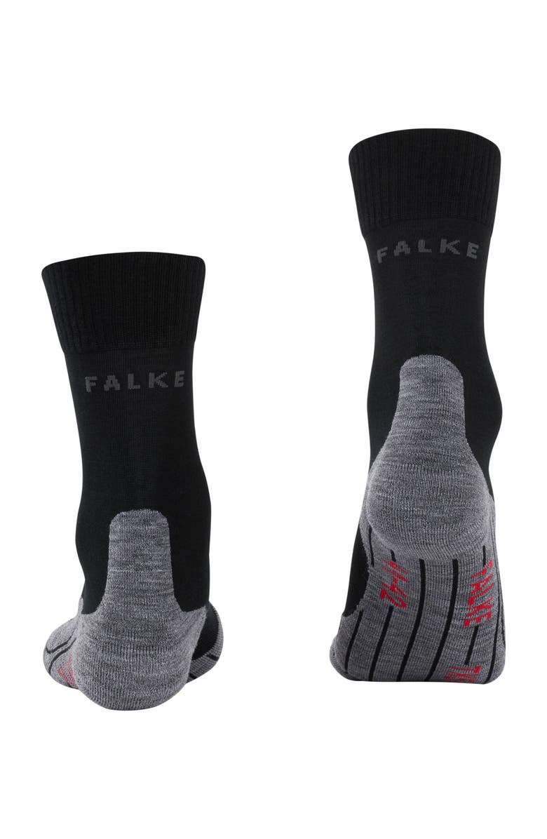 Falke TK5 Wander Hiking Socks, Alternate, color, Black-Mix