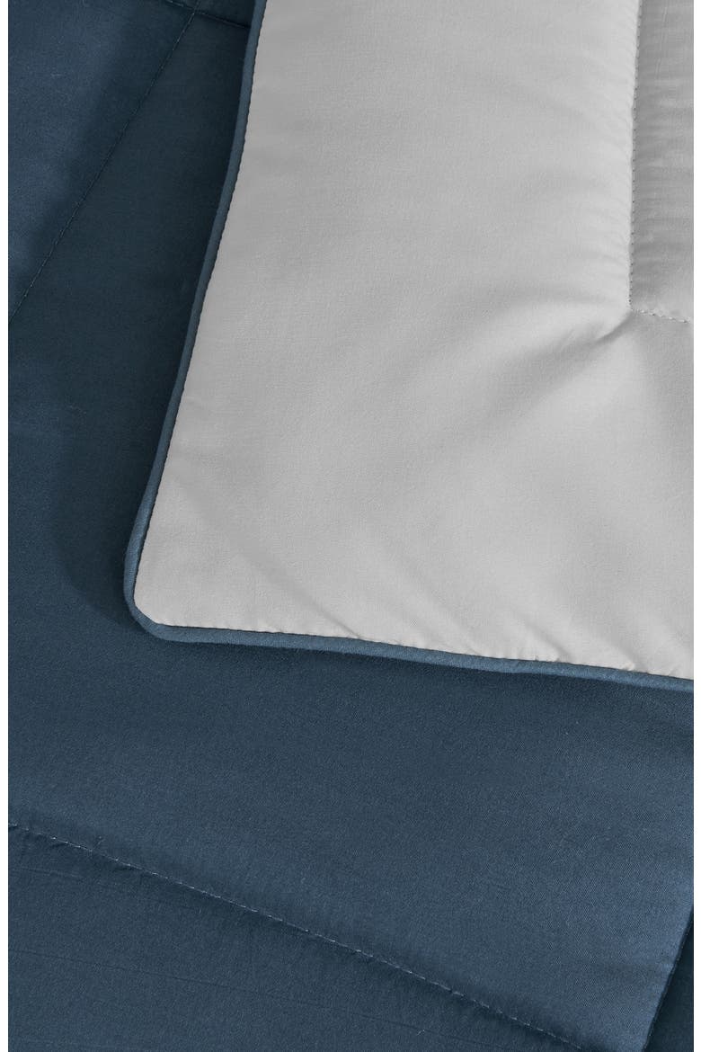 Solid Comforter Set, Alternate, color, NAVY SOLID