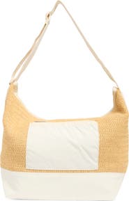 LeSportsac Raffia Large Shoulder Bag